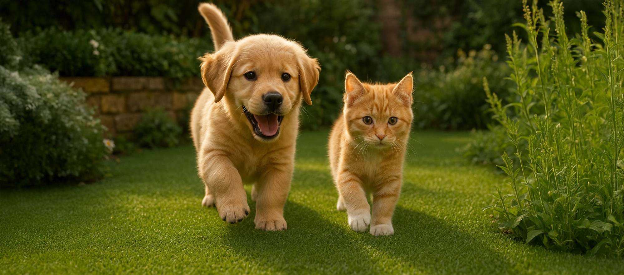 Bannière conseil : Le gazon synthétique et nos animaux de compagnie