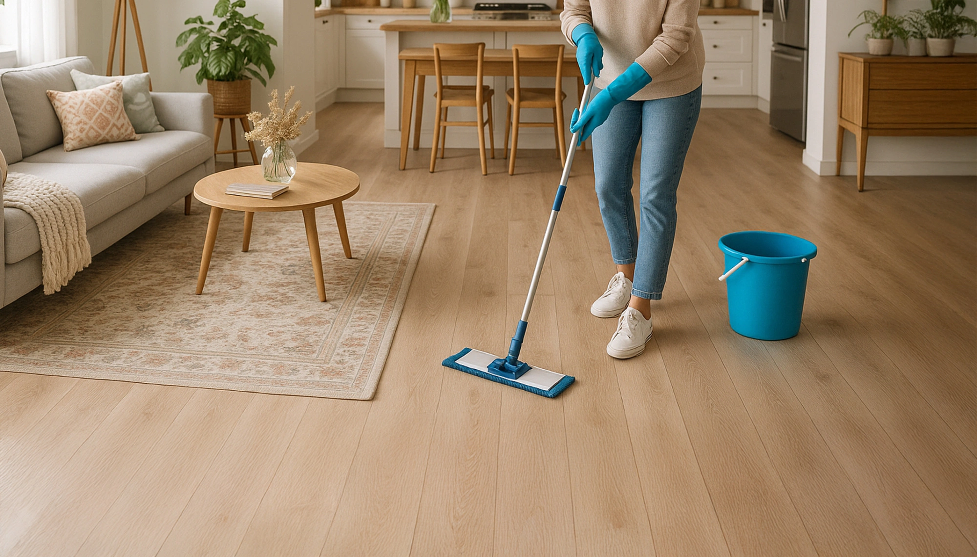 Bannière conseil : Comment entretenir votre sol PVC, sol vinyle ou lino - Conseils astuces