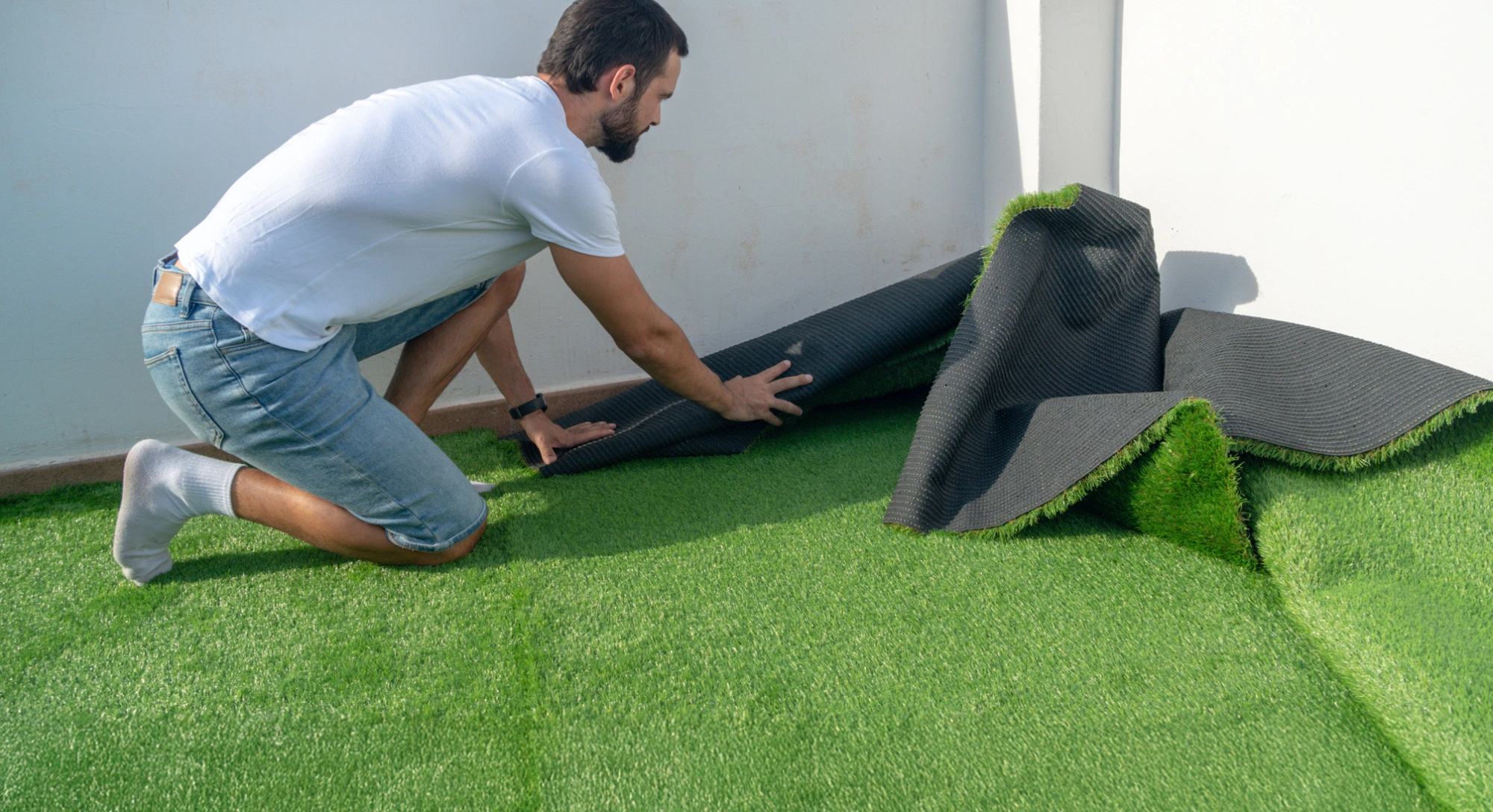 Bannière conseil : Pose Gazon Synthétique et Pelouse Artificielle