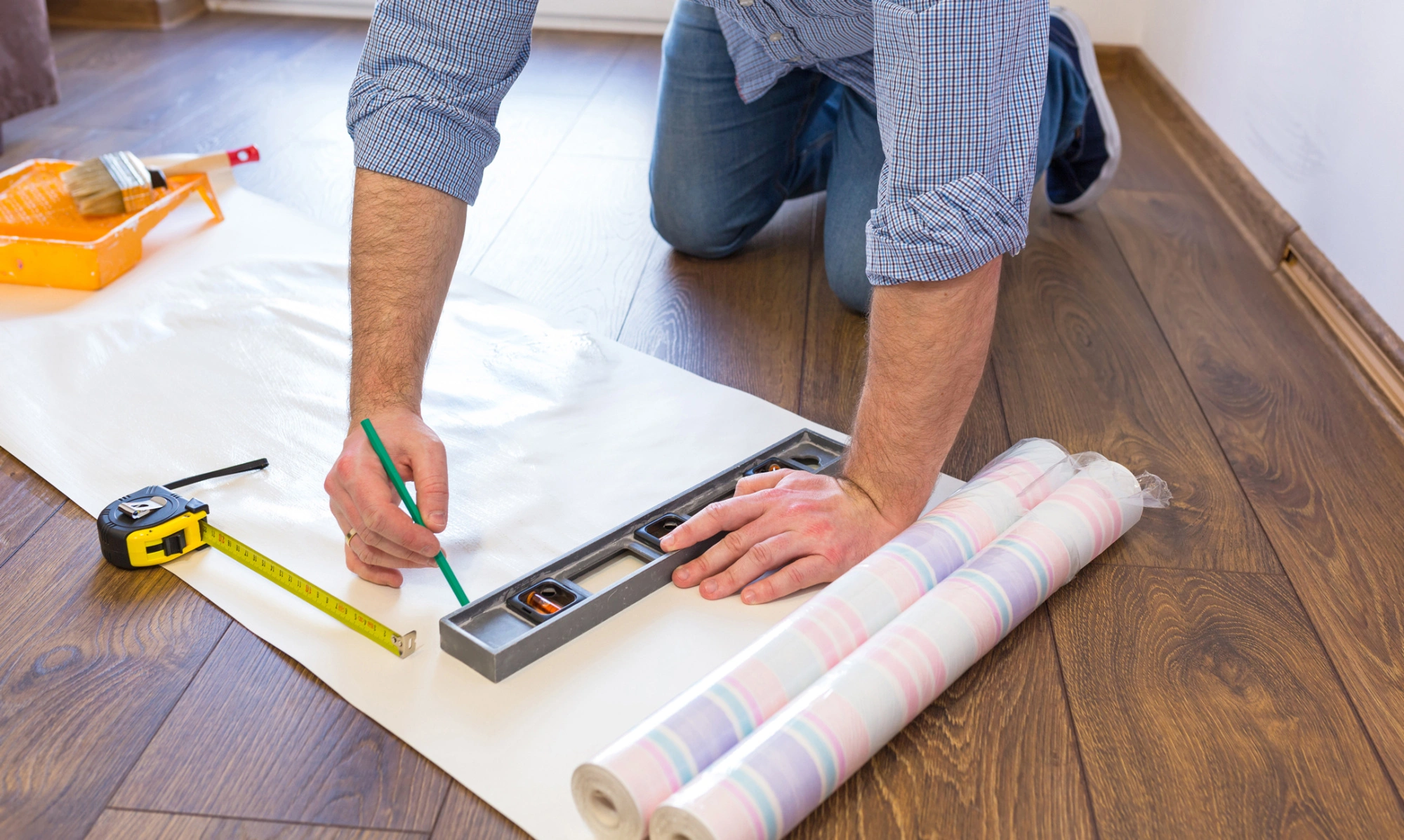 Bannière conseil : Comment poser son papier peint