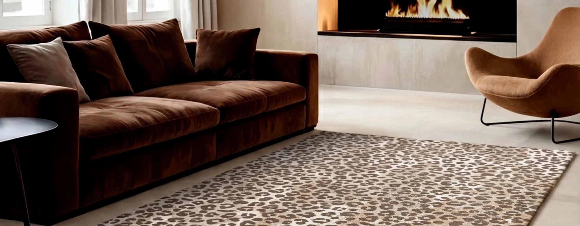 Bannière conseil : Tapis léopard : la tendance déco qui apprivoise les intérieurs avec audace