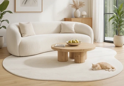Le tapis de forme organique : une ligne naturelle qui fait sensation !