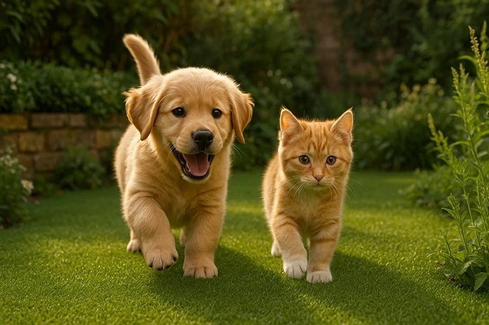 Gazon synthétique et animaux de compagnie : une compatibilité parfaite, on vous dit pourquoi