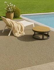 Tapis sur mesure pour la terrasse