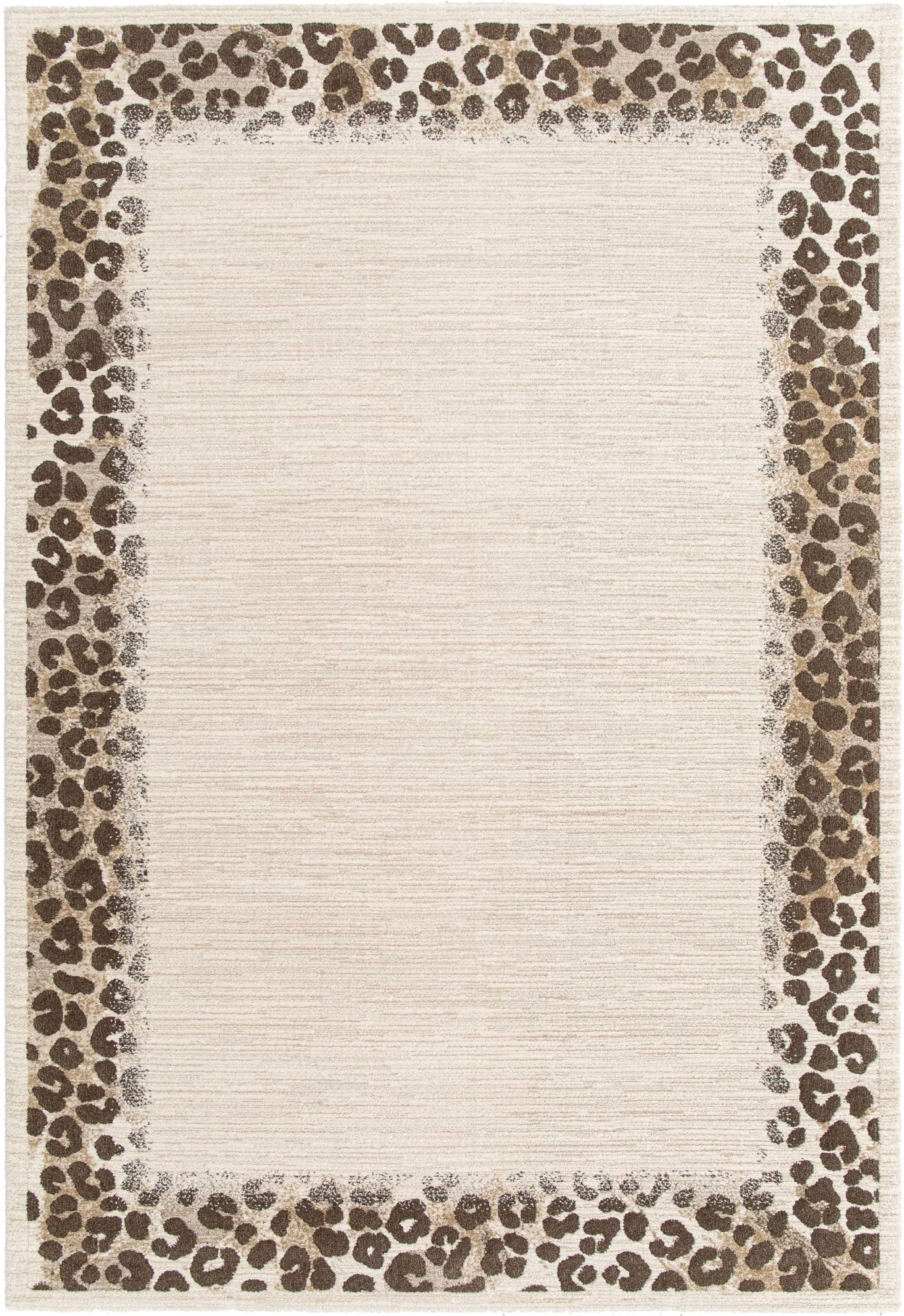 Tapis Sauvage crème vu de haut