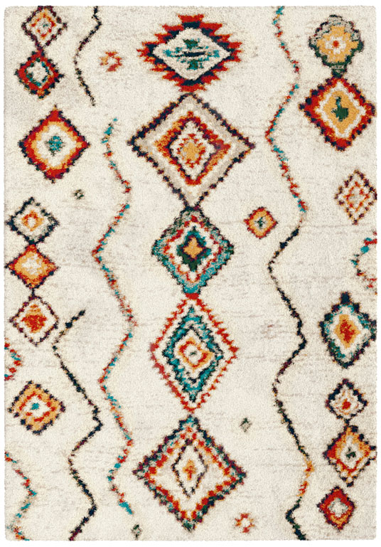 Tapis motif Berbre - Azilal multicolore