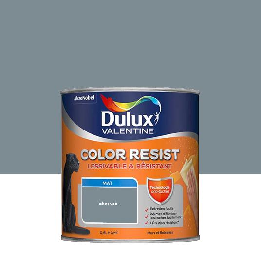 Dulux Valentine Color Resist - Murs&Boiseries - Mat Bleu Gris