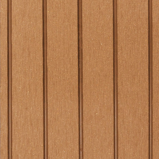 Lame terrasse en bois composite - Brun Exotique - zoom
