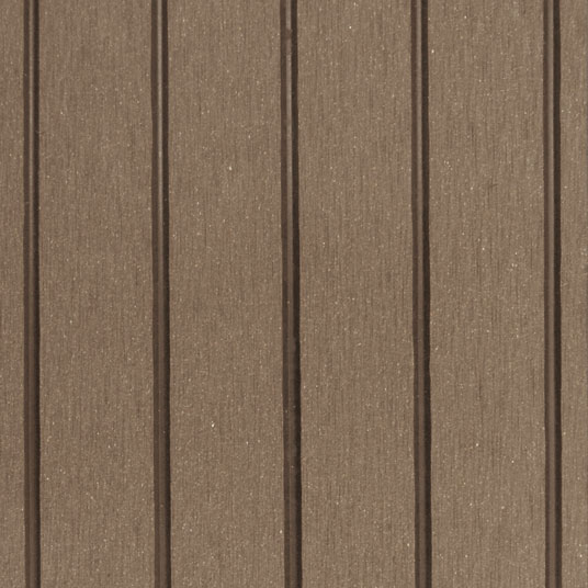 Lame terrasse en bois composite - Lame Chocolat - zoom