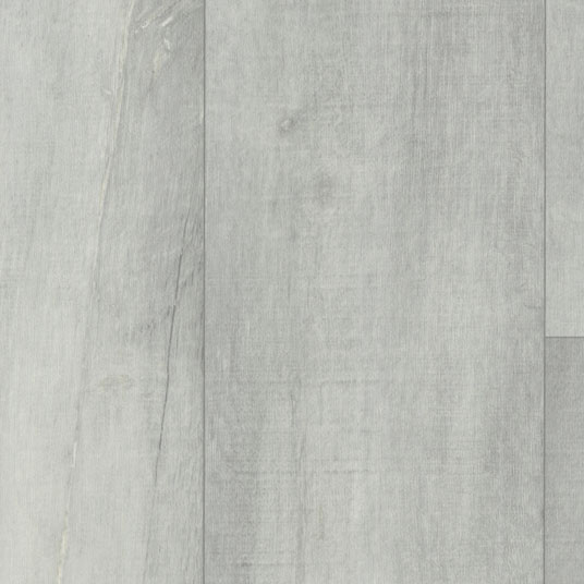 Sol Vinyle Textile Grande largeur - Parquet trait de scie - Chêne gris blanchi - sans perspective