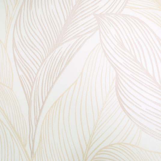 Papier peint expansé sur intissé - Rose gold - Strelitzia - gros plan