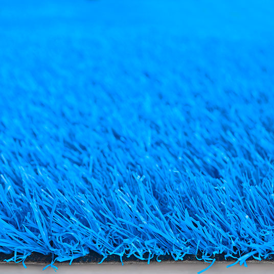Gazon artificiel Peps - Couleur Bleu électrique - 20mm - Macro tranche