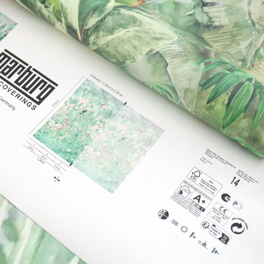Papier peint panoramique - Format L - Animaux de la jungle - fiche technique
