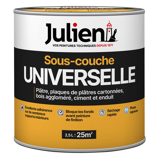 Julien Peinture Sous-Couche Universelle avant peinture - Mat Blanc