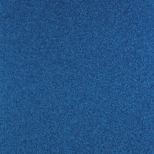 Moquette velours Balsan bleu lectrique - sans perspective