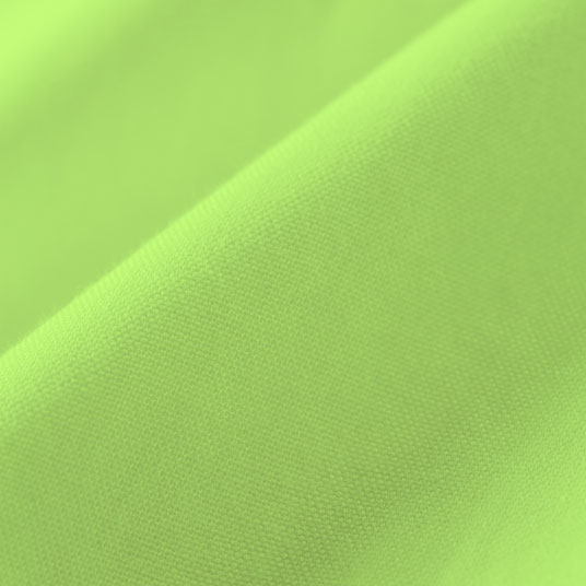 Coton gratté ignifugé couleur vert pomme