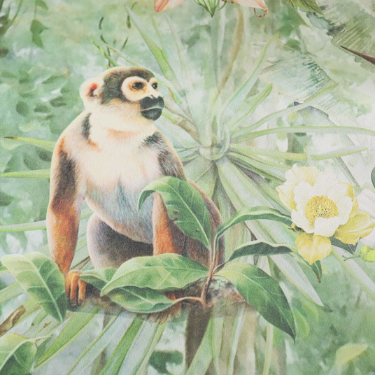 Papier peint panoramique - Format L - Animaux de la jungle - singe