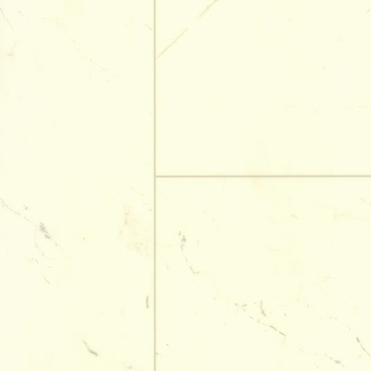 Sol lino tendance imitation carrelage - marbre blanc - zoom