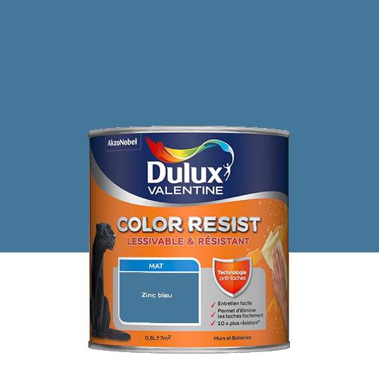 Dulux Valentine Color Resist - Murs&Boiseries - Mat Zinc Bleu