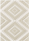 Vous aimerez aussi : Tapis en relief géométrique - Salvador - Losanges écru et beige naturel