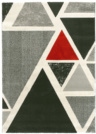 Tapis de salon design - Seventies - Triangles multicolores