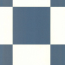 Sol Lino en dstockage - Imitation carrelage damier bleu et blanc