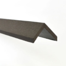 Decoweb.com vous recommande : Finition latérale lame terrasse bois composite - Brun foncé - 220 cm