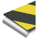 Visuel - Adhésif antidérapant noir et jaune - 50mm x 18ml