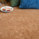 Chute de Moquette paisse en polyester recycl - Re-life - Rouille terracotta