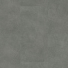 Dalle Sol PVC - Click à plat 0,55 - Effet béton lissé gris foncé (46983)