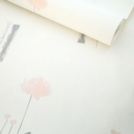 Vous aimerez aussi : Papier peint expansé sur intissé - Basique - Motif floral rose tendre et gris