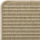 Tapis tiss plat Bali naturel - surjet caf au lait