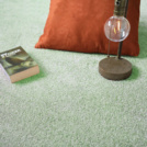 Visuel - Tapis sur mesure doux poils longs - Touch - Vert sauge