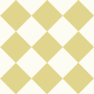 Sol Vinyle pastel Happy Days - Carrelage blanc et jaune moutarde