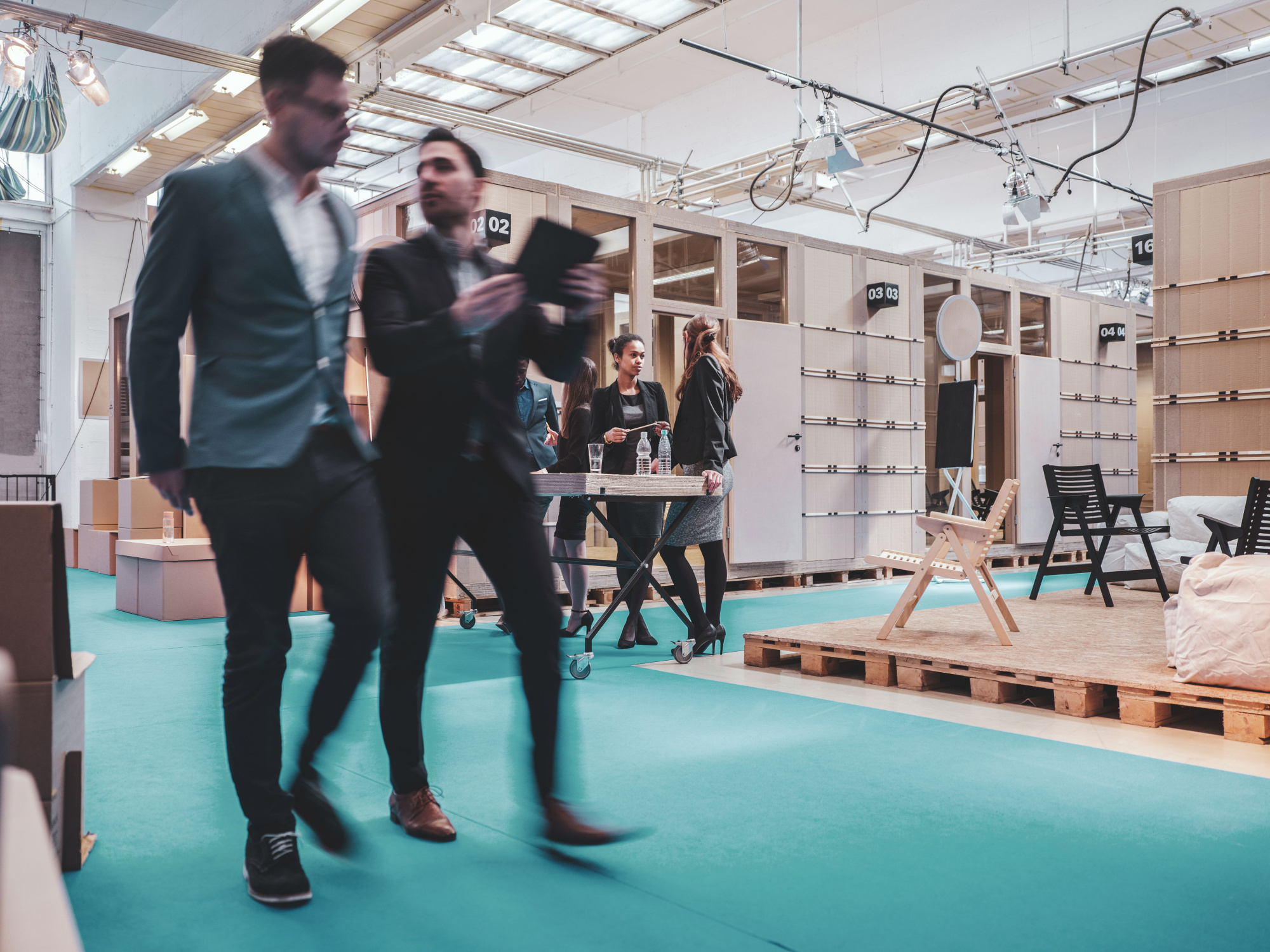 Moquette Orotex Revexpo Turquoise - Pour zone de passage intense