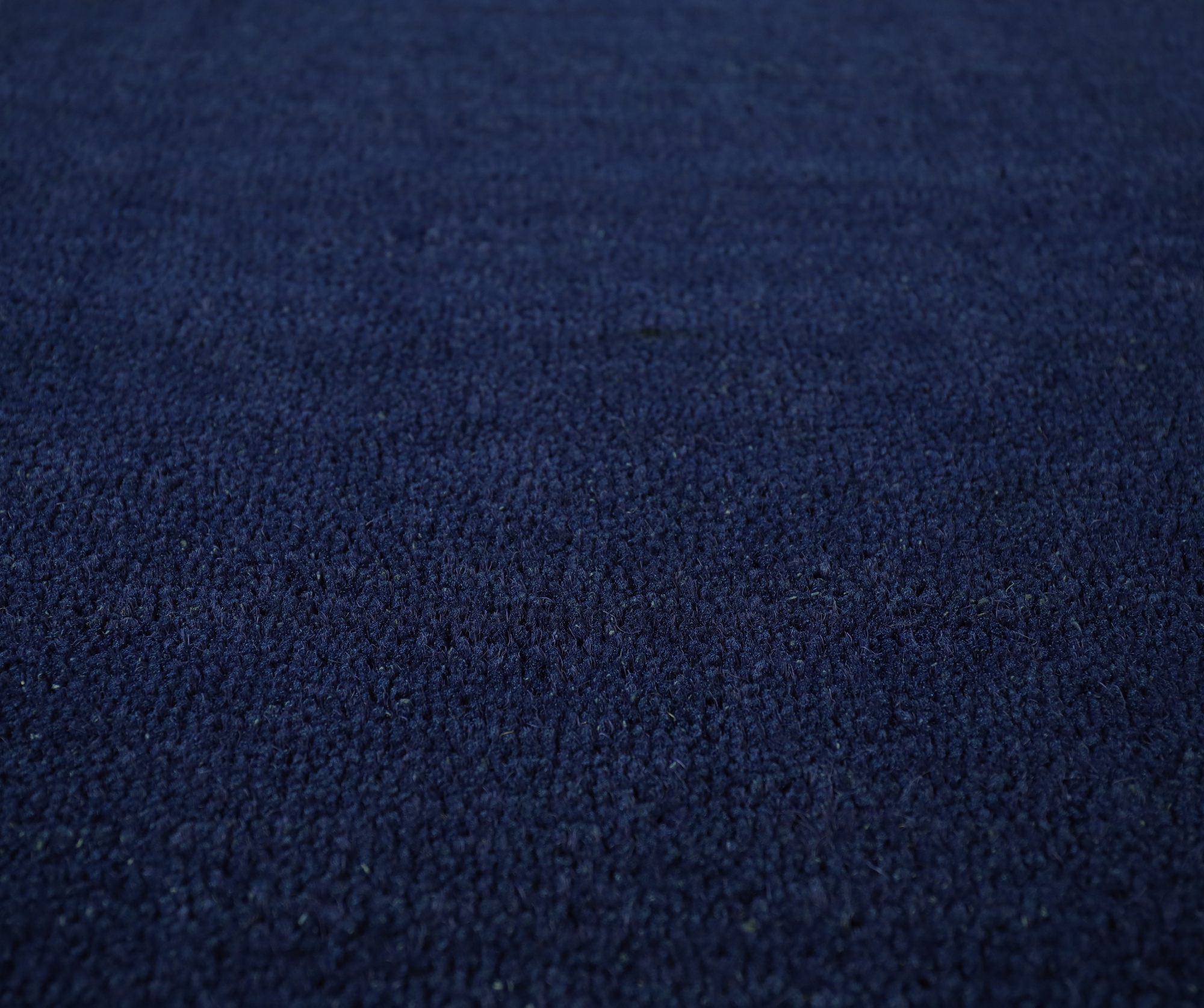 Tapis sur mesure Paillasson Brosse Coco 17mm - Bleu