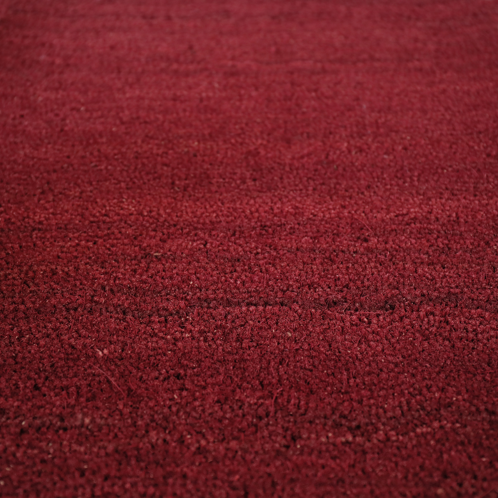 Tapis sur mesure Paillasson Brosse Coco 17mm - Rouge