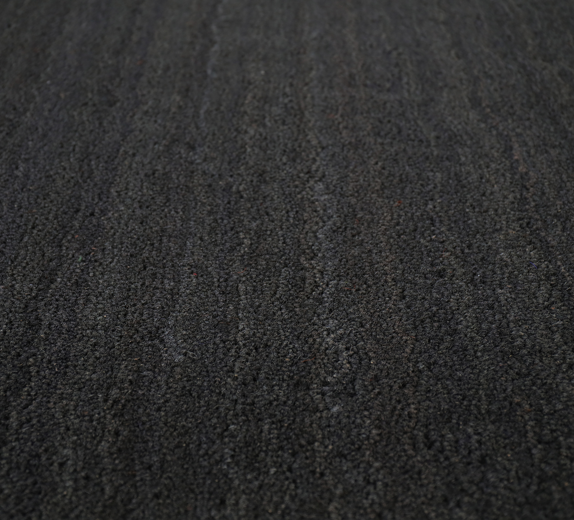Tapis sur mesure Paillasson Brosse Coco 23mm - Anthracite - Texture