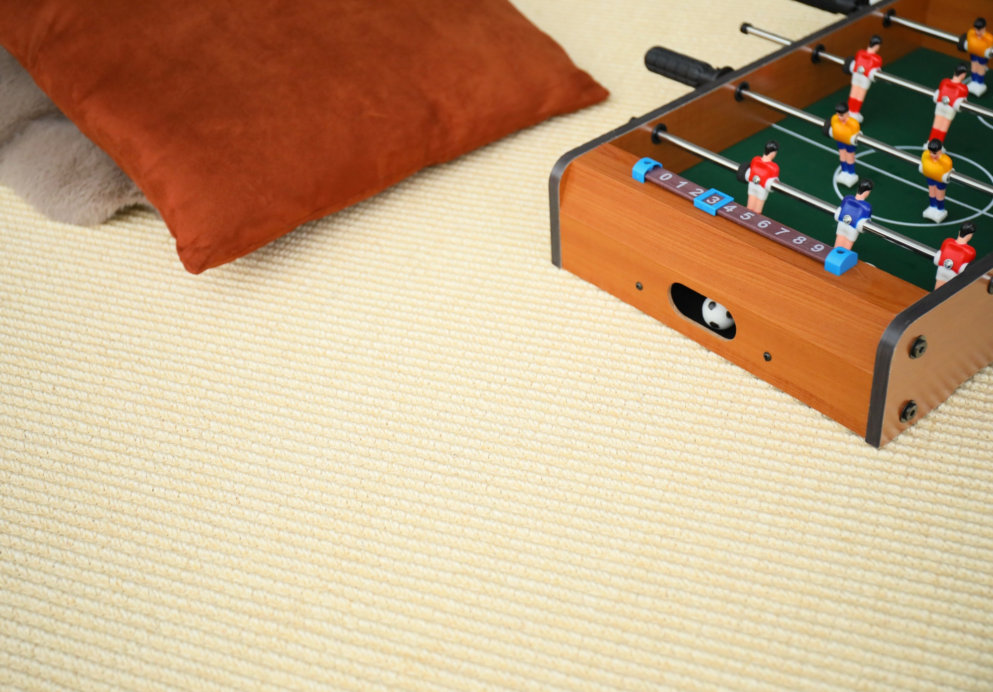 Tapis sur mesure Sisal Cuba blanchi
