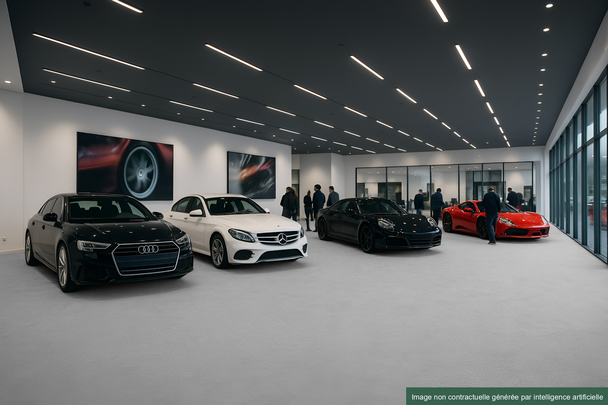 Moquette Stand Expo filmé - Gris Perle - showroom