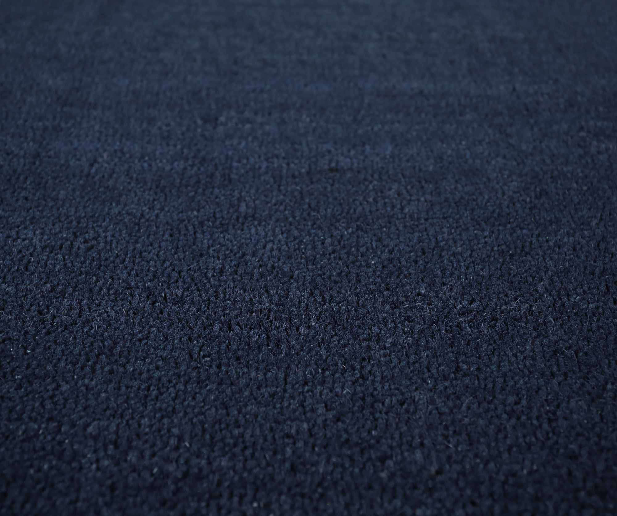 Tapis sur mesure Paillasson Brosse Coco 23mm - Bleu - Texture