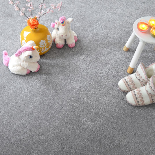 Tapis sur mesure Velours Hygge gris