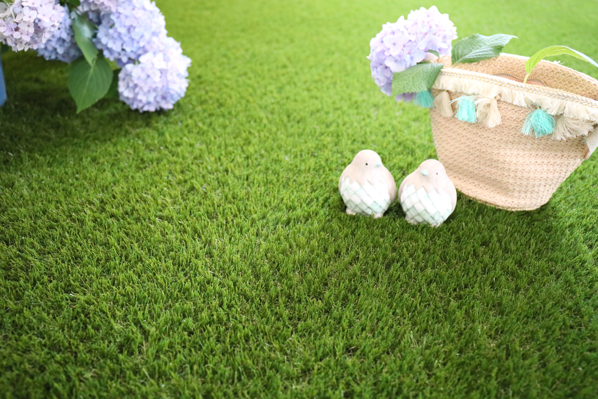 Tapis sur mesure - Villandry - Gazon synthétique vert - Ambiance