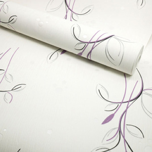 Papier peint vinyle expansé sur intissé - Basique - Motif floral