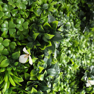 Plaque de feuillage artificiel pour mur végétal extérieur 100 x