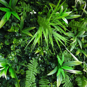 Distributeur de Mur Végétal Artificiel Tropical 1m x 1m FRANCE GREEN