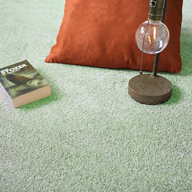 Tapis sur mesure doux poils longs - Touch - Vert sauge