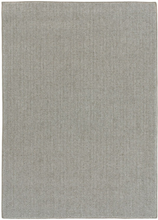 Tapis en laine et polyester - Tricot - Gris clair - sans perspective