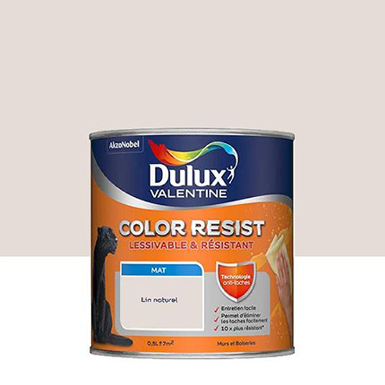 Dulux Valentine Color Resist - Murs&Boiseries - Mat Lin Naturel