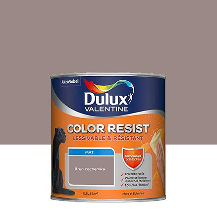 Dulux Valentine Color Resist - Murs&Boiseries - Mat Brun Cachemire